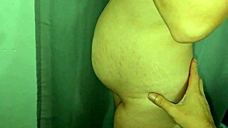 My pregnant widow stepmother gets rough sex with big cock close up