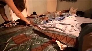 Amateur Blonde Slut Gets Doggy Style Blowjob Rimming And Fuck In Satin Lingerie