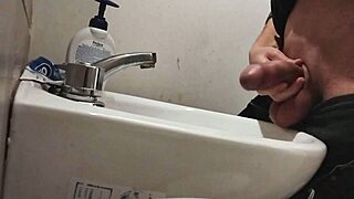 Watch Me Rest Balls on Sink, Preparing Huge Cock for Epic Cumshot