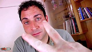 Busty Brunette Bent Over Desk and Assfucked Anal