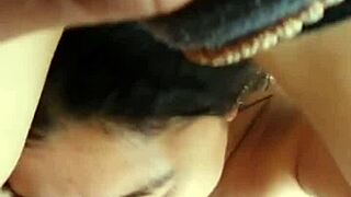 In this POV scene, Tu Bombon de Chocolate takes control as I perform a rough deepthroat blowjob on him.