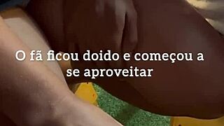 Um f� encontrou belinha vendo a live