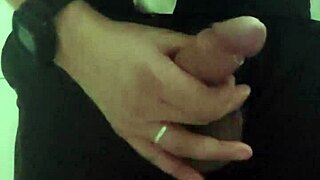 Security Masturbating In Shopping Bathroom