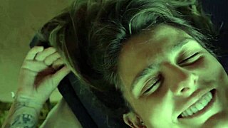 romantic sex on valentine's day with brazilian brunette couple in outdoor setting featuring deepthroat doggystyle and facial cumshot