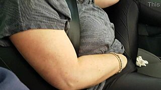 kiwi slut masturbates in the car to get ready for hardcore creampie fuck at home trailer