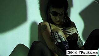 Christy Mack plays with her amazing ass and tight wet pussy