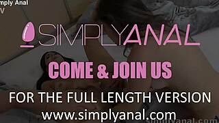 Dildo Ass Fucking For Horny Brunettes In Lesbian Anal Sex