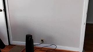 Sexy BBW Performs Morning Naked Yoga Routine