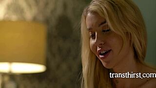 Blonde Tranny Cheats With Perfect Curves