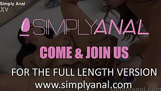 Dildo Ass Fucking For Horny Brunettes In Lesbian Anal Sex