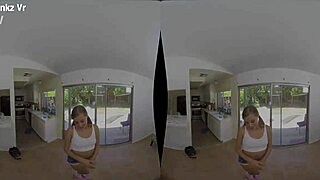 Babysitter Carolina Sweets gives bonus with big cock in POV