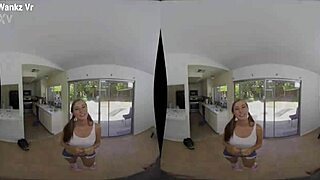 Babysitter Carolina Sweets gives bonus with big cock in POV