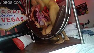 the cheating wife cuckolds her husband by fucking the black neighbor in reverse missionary