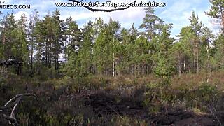 Naughty Amateur Couple Engages in Intense Costumed Fuck Games Outdoors