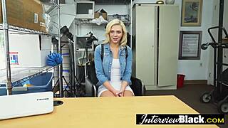 i interviewed a blonde teen with small tits for the casting