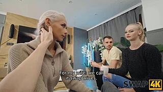 Forest hike ends in cuckold threesome