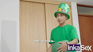 Morena Ebony Tetona Follada Por Enano Duende Vergon En Fiesta De Saint Patrick