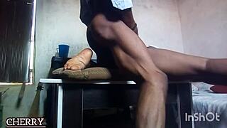 my neighbor tahiru always wanted a taste, i allowed him today