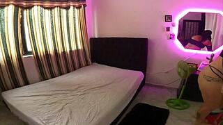 in this tale, the latina milf with big tits and sexy ass spreads her pussy, pumping milk while the dick hardens for fucking