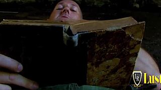 perfect dark-haired whore gets fucked in cave