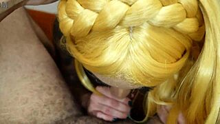 Stunning Black Hottie Annie Verse Takes Big Dick in Zelda Cosplay POV