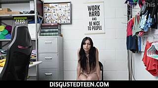 Disgustedteen Judy Jolie sucks dick for freedom in POV fucking.