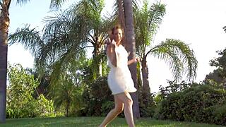 Claudia Rossi and Roommate Share Cock for Double Jizz Swallow