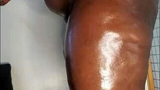 Big Oiled Booty Twerking With And Without Thong On Twerk Tease Compilation!