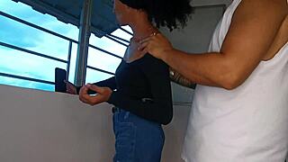 fucking stepsister's tight ass while she records dancing