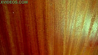 Mature stepmother lets me masturbate on her pissing pussy.