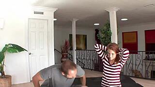 that cute chick moans passionately during rough 1on1 sex orgasm