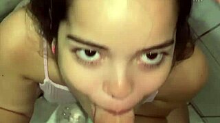 I Gave Deep Sloppy Blowjob To Wellington Prado And He Came In My Mouth