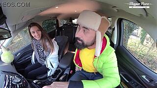 Lili Charmelle Stops Car For Fuck And Creampie