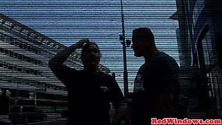 Dicksucking Amsterdam Hooker Pleases Tourist With Blowjob