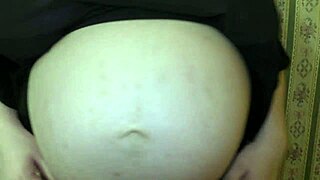 9 Month Pregnant Milf Wife Having Real Sex With Triple Creampie Her Pussy Overflow With Fresh Cum