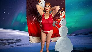 granny carmen claus gets fucked to creampie