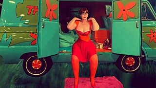 Granny Velma Dinkley's Haunted Mystery Fuck And Creampie In Cosplay