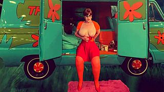 Granny Velma Dinkley's Haunted Mystery Fuck And Creampie In Cosplay