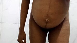 Natural beautiful desi girl with amazing wet pussy on bed