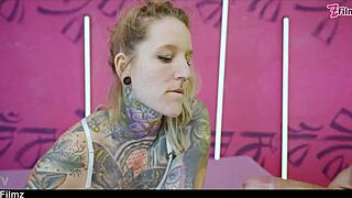 TATTOOED GIRL DEEP THROAT FUCKED AND DP - HARD ANAL STRETCH - ATM TOYS GAPE FACE FUCK BIG DICK GOTH PUNK ALT PORN ZF111