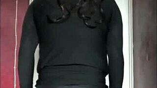 Bisexual Crossdresser Wants Ass Pounding While Jerking Cock