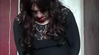 Bisexual Crossdresser Wants Ass Pounding While Jerking Cock