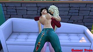 hinata y sus amigas cap 4 madara juega con videl se reta que el que pierda se quita la prenda al fina pasa algo inerperado mucha leche sobre ella