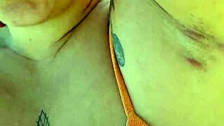 Recorded Video For Lover On African Beach With Flashing And Masturbation