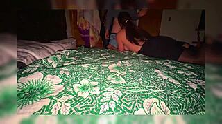 Homemade Sex With Divorced Milf Mexican Lady Fucking After Drinks With Guy She Thought Light Was Lamp