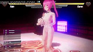 Lesbian battle intensifies with anal and fingering