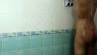 secretly filmed thai student bathing in a private clip
