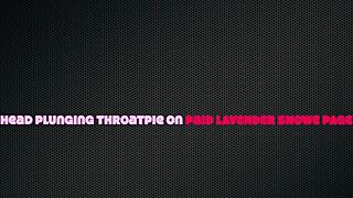 Wednesday Addams Shows Off Goth Deepthroat Technique Amazing Ponytail Plunging Throatpie Cumshot