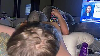 Purple Toy Inside Chick Touching Inner Demon Squirming Grabbing Nipples Struggling Cigarette Monster Drinks Stacker Energy Want Play