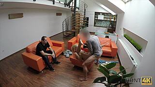 Hunt4K Sweet Revenge Fingering and Fucking in Front of Boyfriend